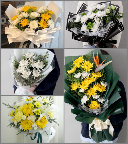 湖北咸宁市赤壁市赤马港街道鲁庄村白事花束代送